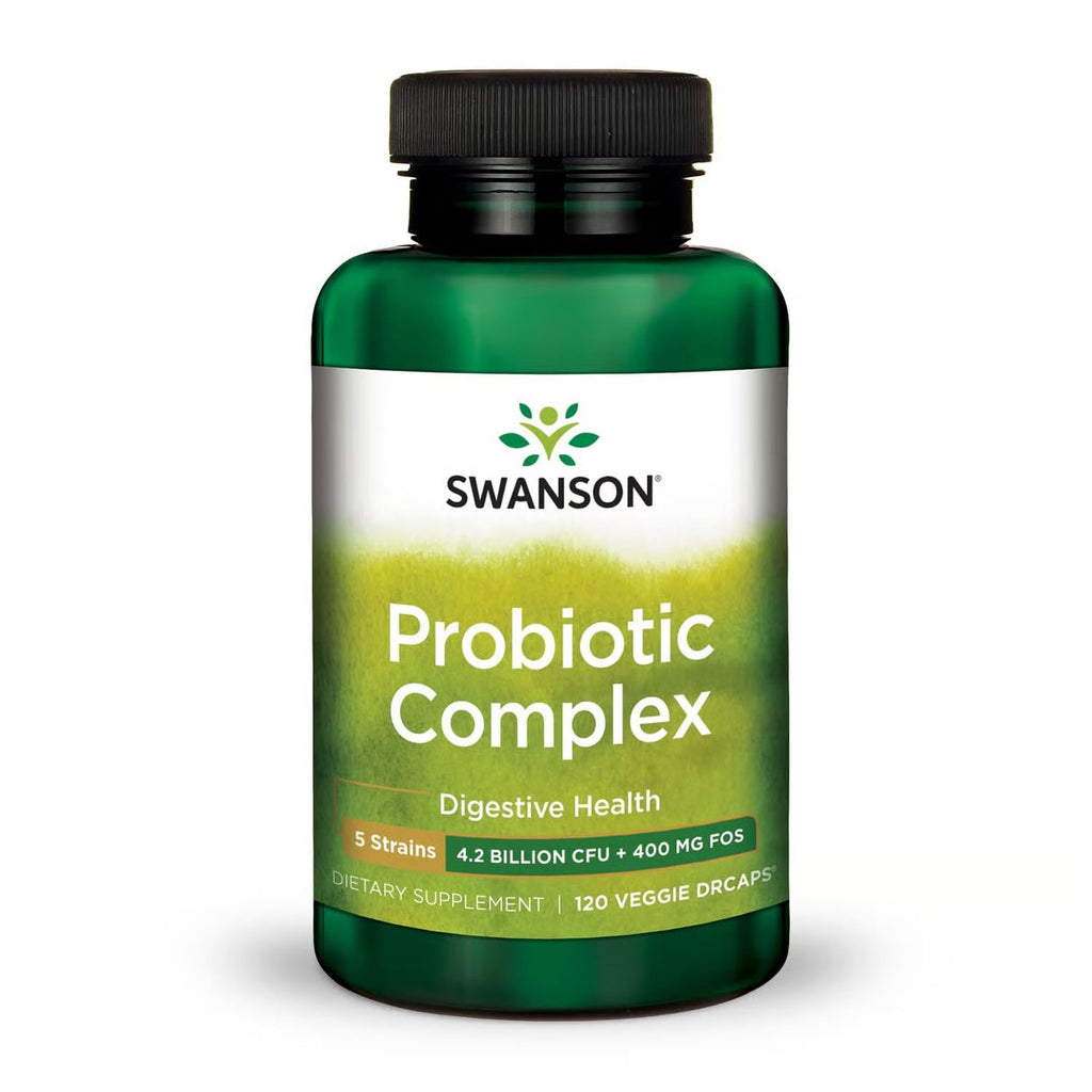 Swanson Probiotic Complex 4.2 Billion CFU - 120 Vegetarian Capsules