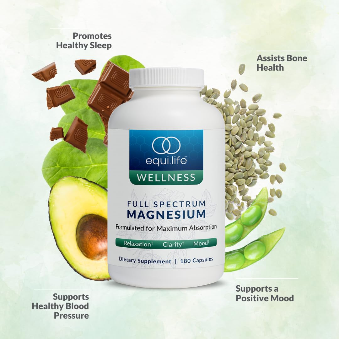 EquiLife Full Spectrum Magnesium Supplement 250mg - 180 Capsules - image 3