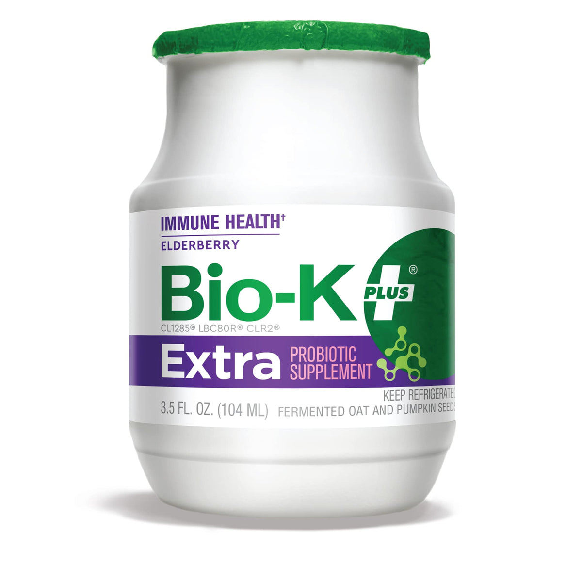 Bio-K Plus Probiotic Extra Immune Elderberry Organic - 6 Pack