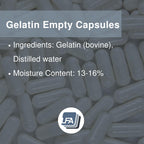 LFA Tablet Presses Empty Capsules Size 0 - Clear Gelatin