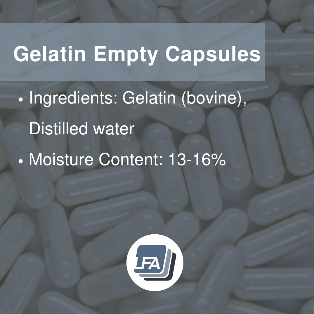 LFA Tablet Presses Empty Capsules Size 0 - Clear Gelatin