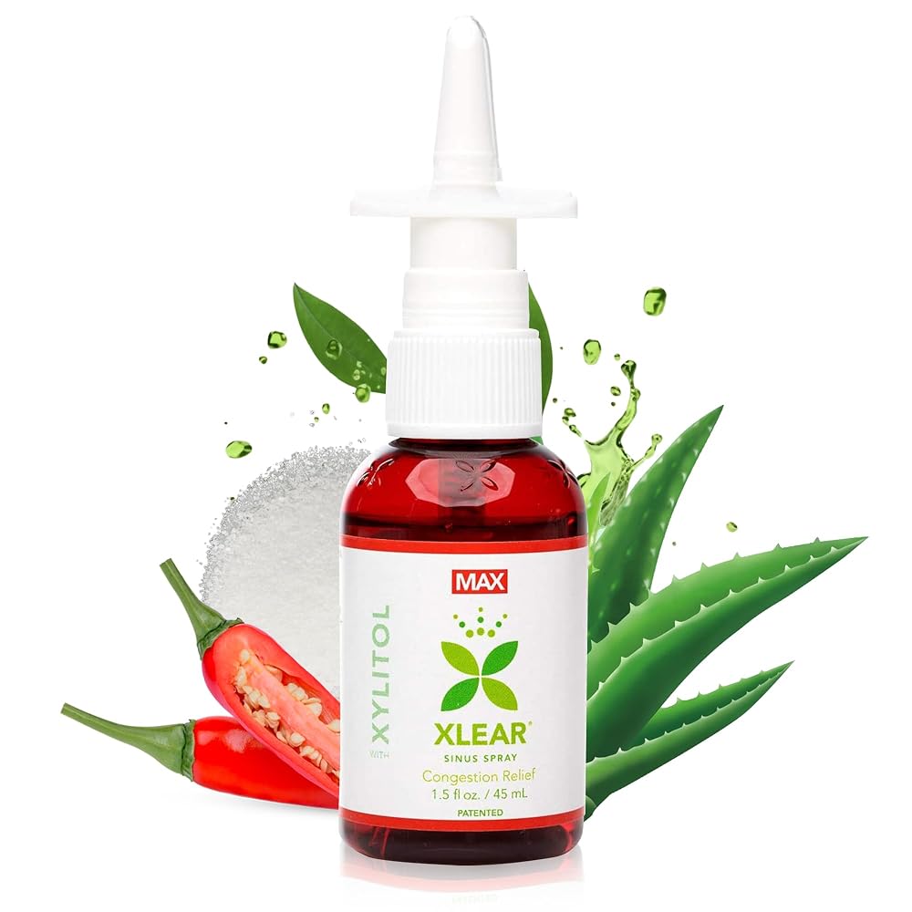 Xlear Max Natural Nasal Spray with Xylitol - 2 Pack