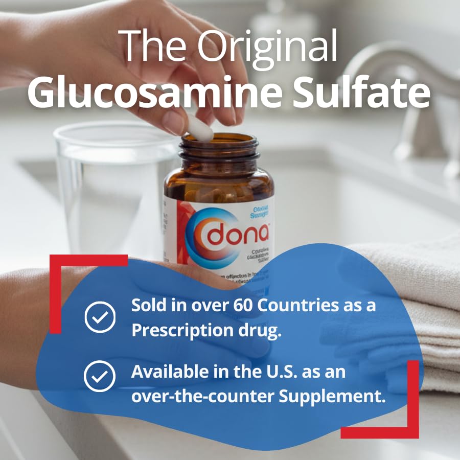 Dona Crystalline Glucosamine Sulfate 1500 mg - 60 Caplets - image 5