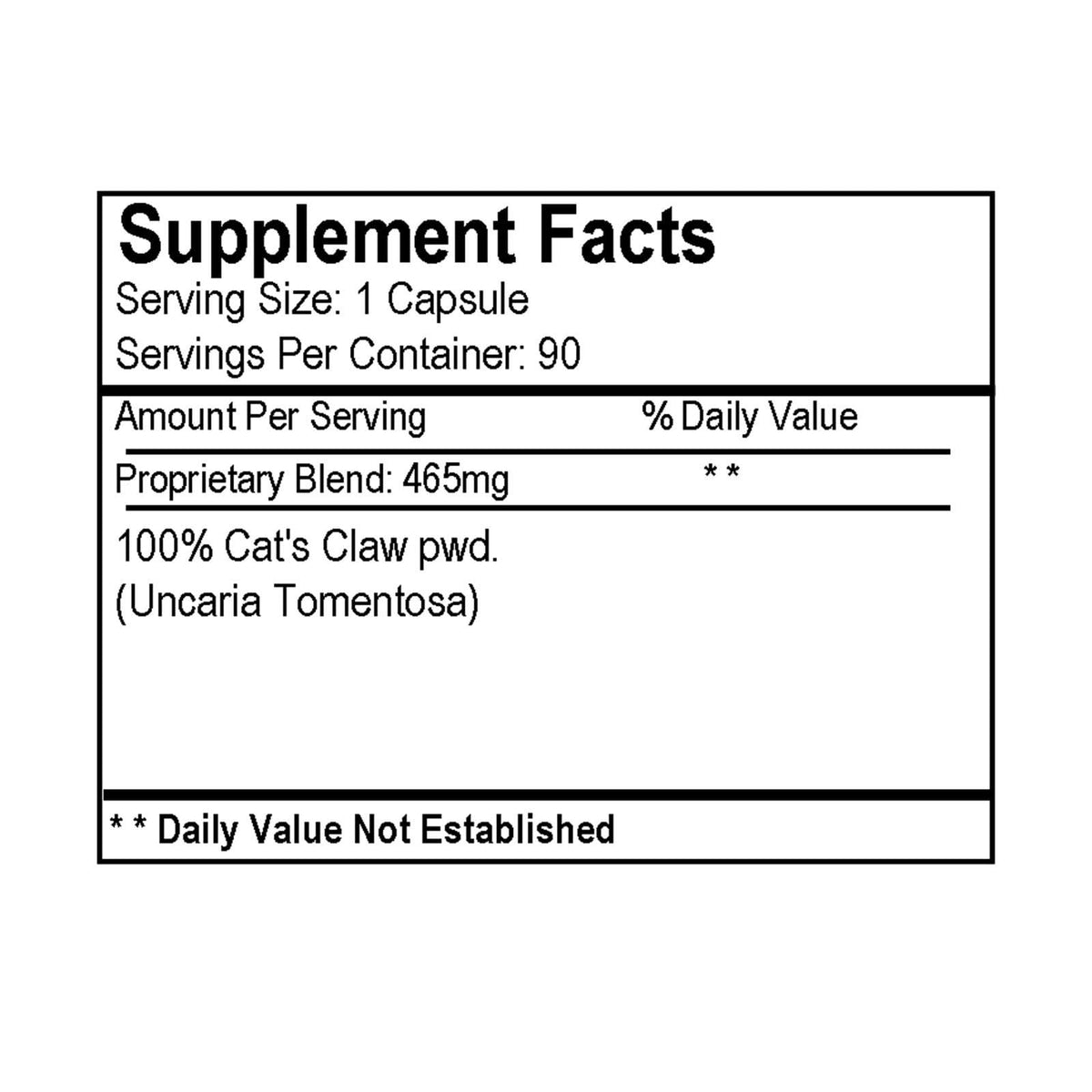 Herb Emporium Cat's Claw Herbal Supplement - 90 Capsules - image 4