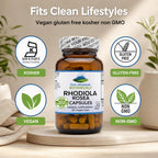 Pure Mountain Botanicals Rhodiola Rosea 250mg - 60 Vegetarian Capsules - image 6