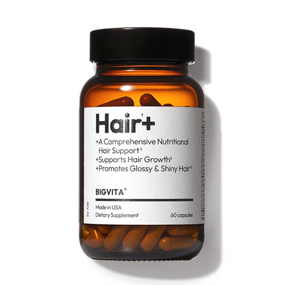 BIGVITA Hair Growth Supplement with AnaGain Nu & Biotin - 60 Capsules