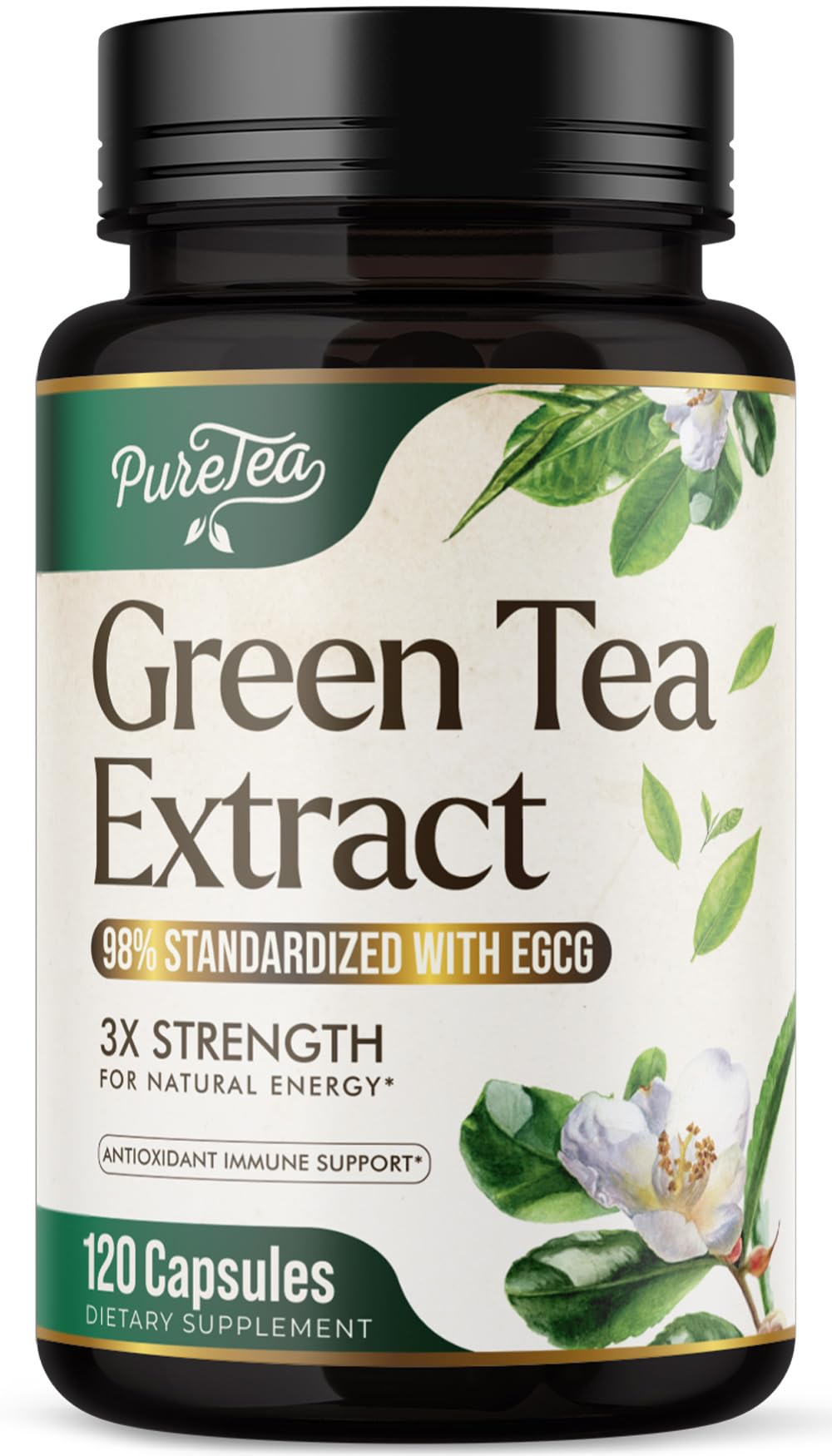 SILVERONYX Green Tea Extract 1000mg - 98% Polyphenols & 45% EGCG