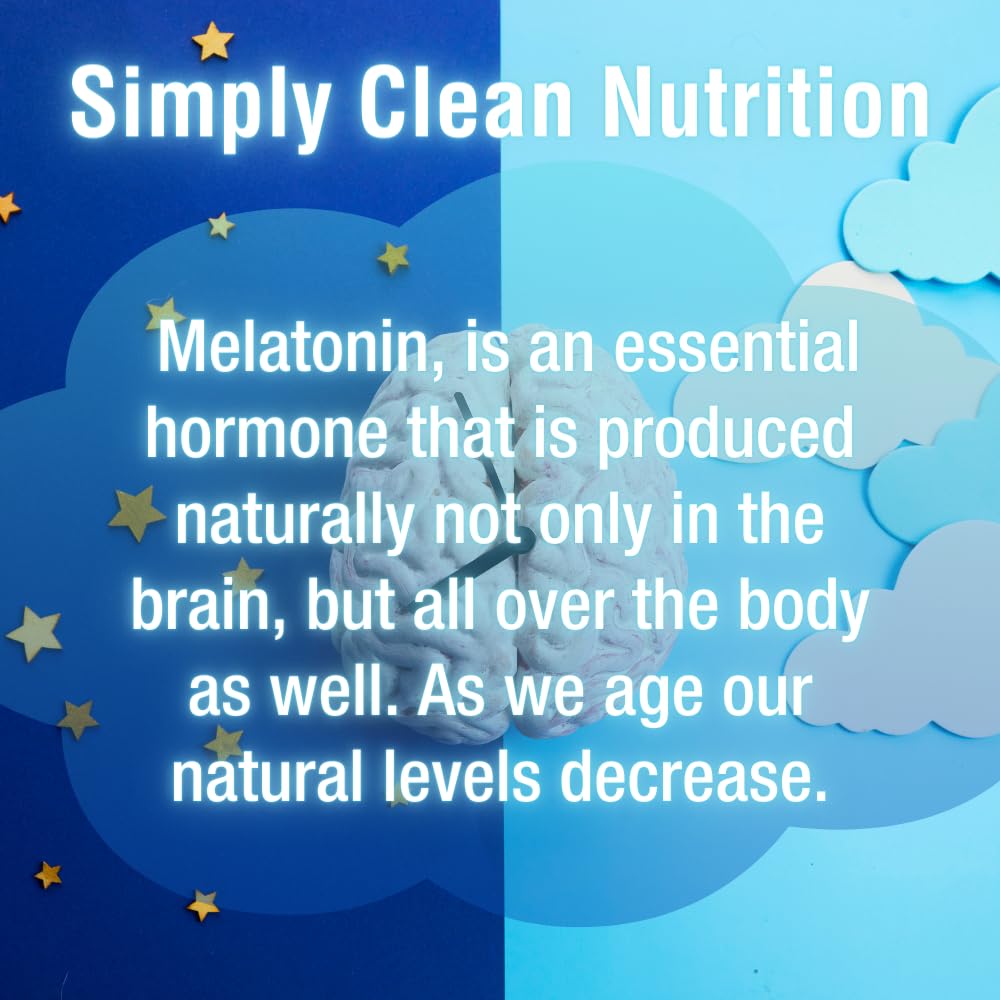 CAREFAST Pure Melatonin 60mg Sleep Aid - 180 Capsules - image 4