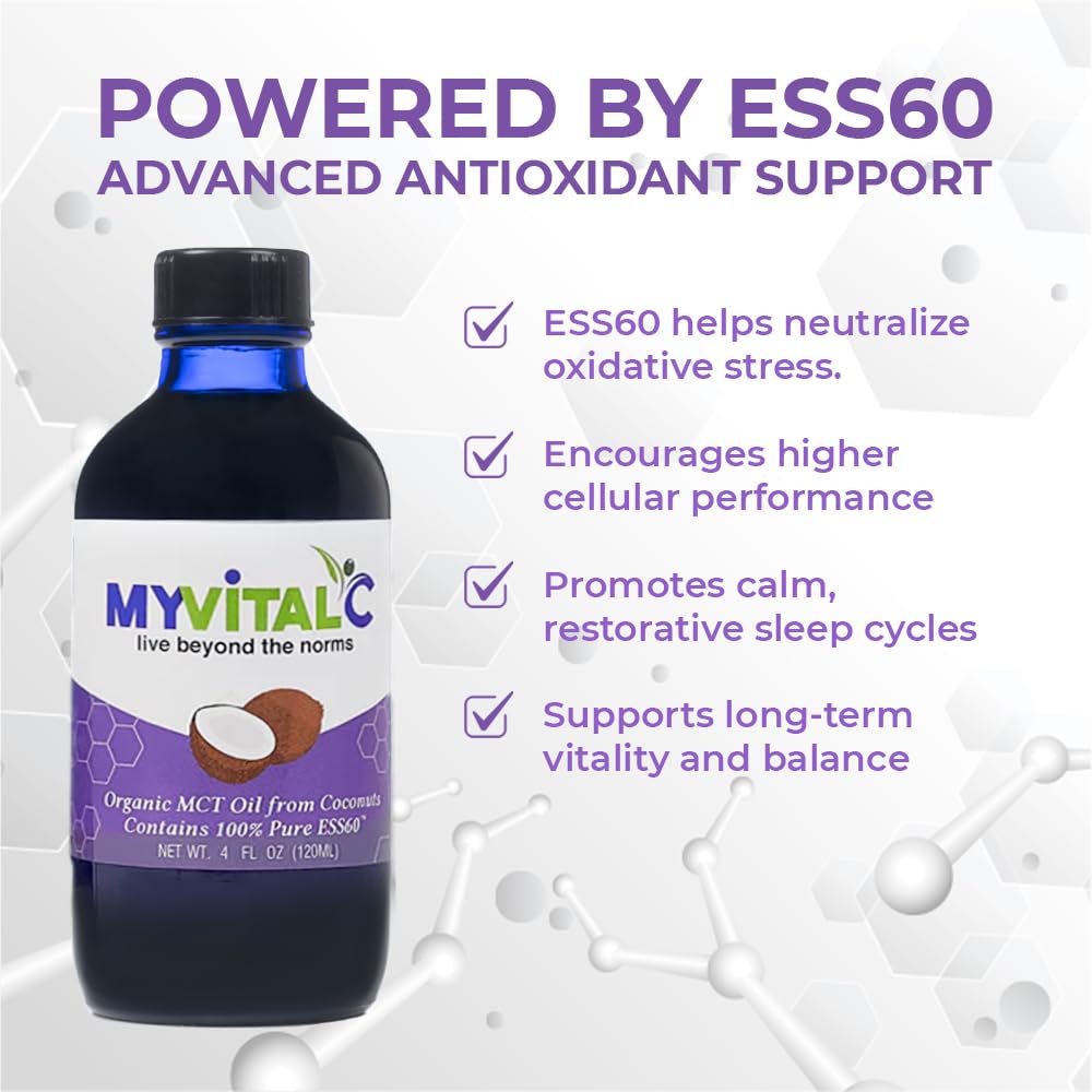 MyVitalC Organic MCT Oil with ESS60 - 120ML - image 3