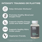 Pure for Men Pump Enhancer Pre-Workout Nitric Oxide Booster - 90 Capsules - image 5
