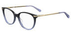 Love Moschino MOL570 Eyeglasses Frame Black Lilac - 52mm