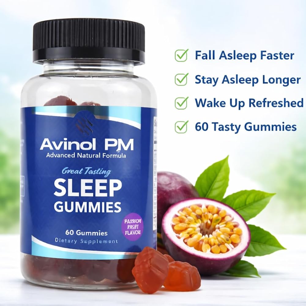 Avinol PM Sleep Gummies with L-Theanine & Valerian Root - 60ct - image 2