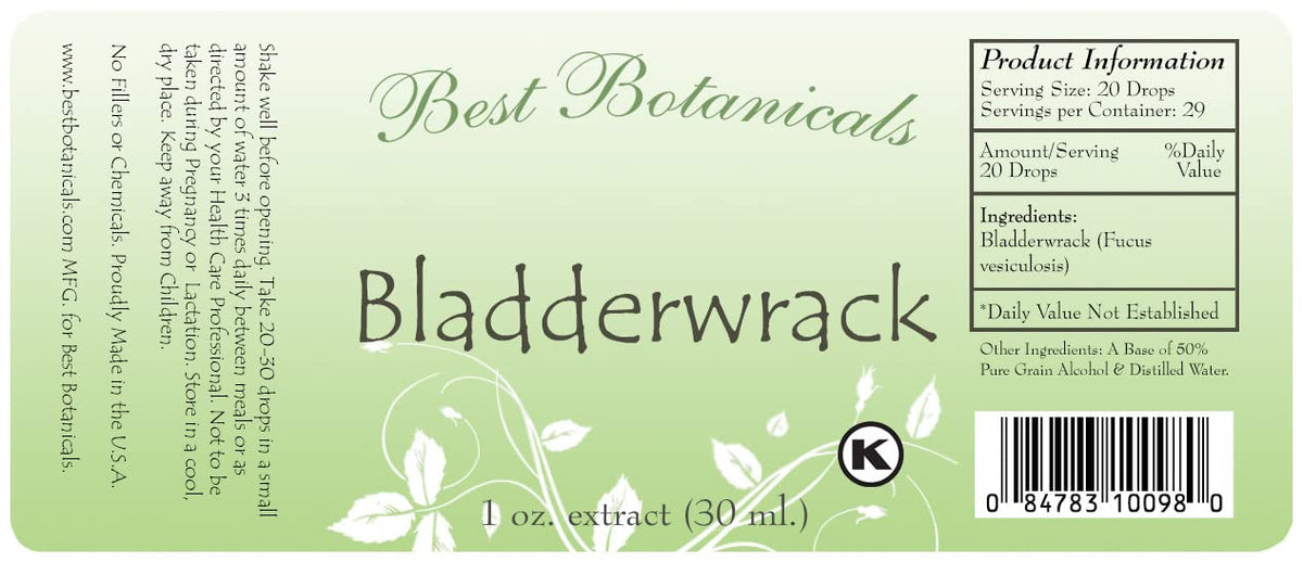 Best Botanicals Bladderwrack Extract Drops - 1 fl oz - image 2