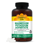 Country Life Target-Mins Magnesium Potassium Aspartate 600 mg/198 mg