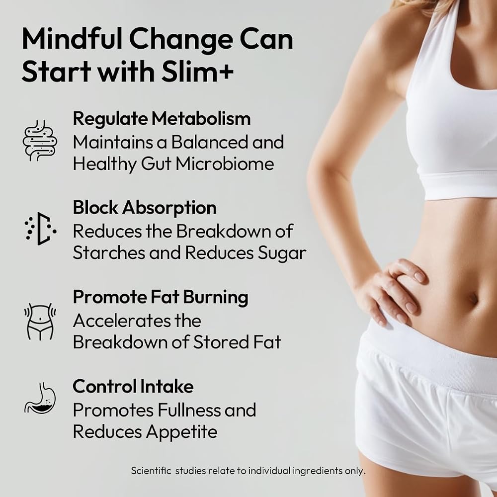 BIGVITA Slim+ GLP-1 & Gut Support Capsules - 90 Count - image 2