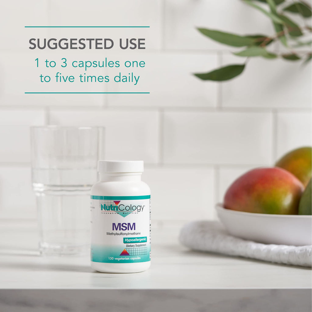 Allergy Research Group MSM Supplement Joint Support - 150 Vegetarian Capsules - image 5