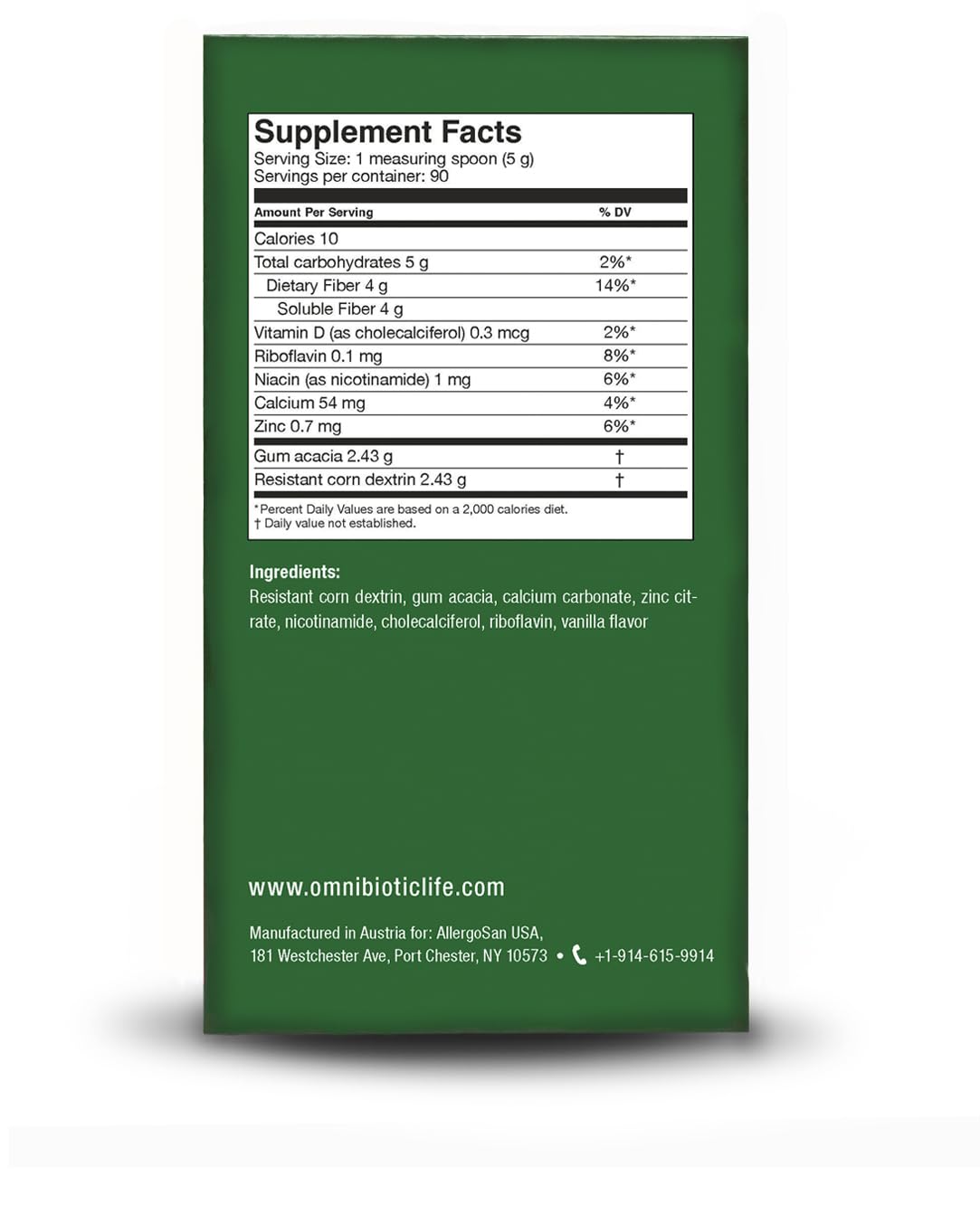 OMNi BiOTiC Omni-Logic Immune Prebiotic Fiber Powder - 15.9 oz - image 5