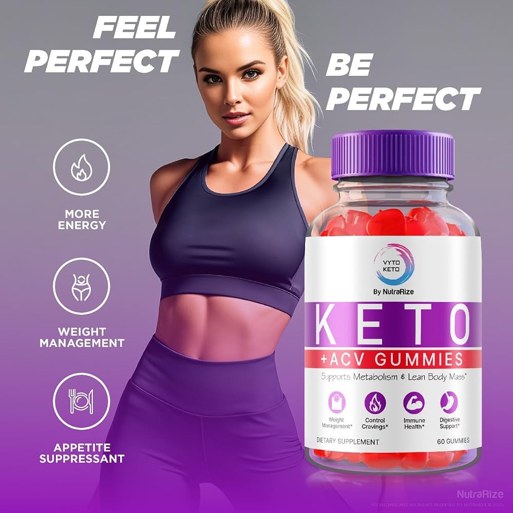 NutraRize Vyto Keto ACV Gummies Weight Loss Support - 60 Gummies - image 4
