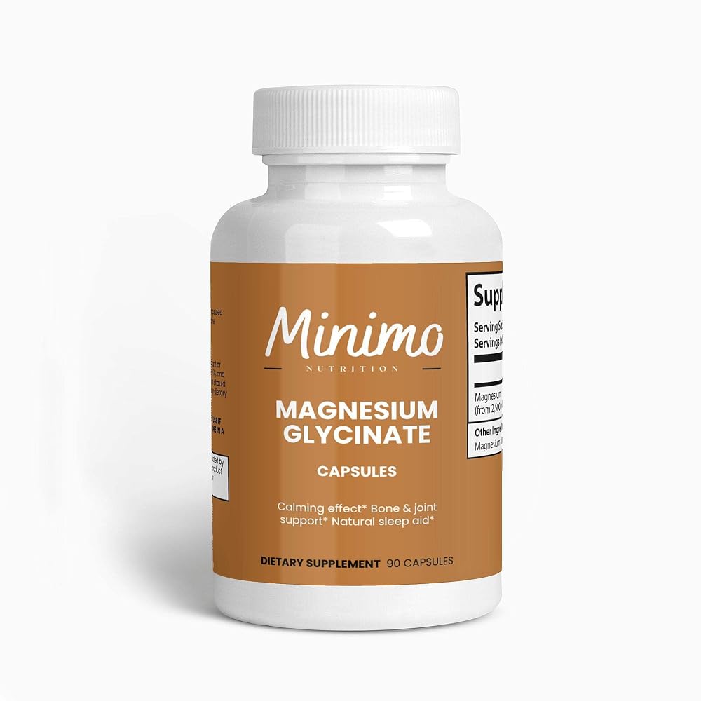 Minimo Nutrition Magnesium Glycinate 275mg - 90 Capsules