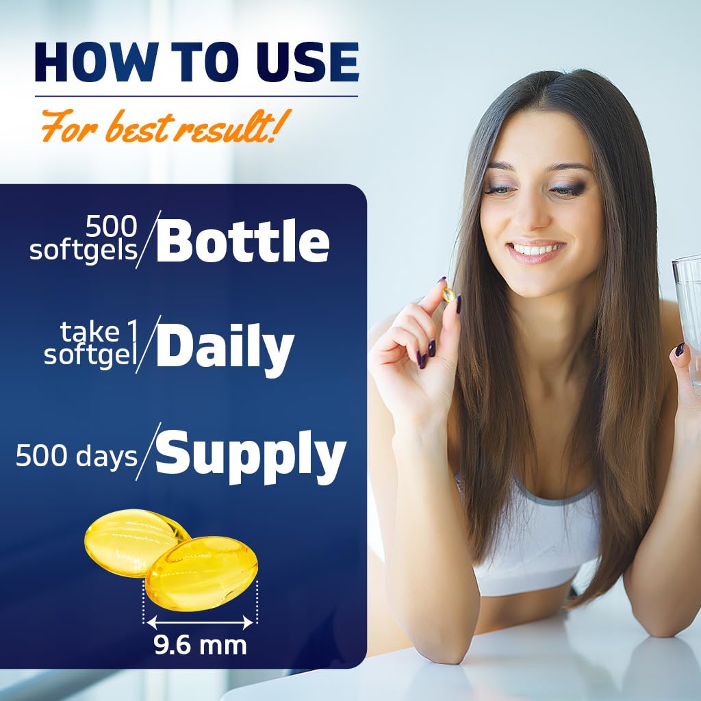 Vitamatic Vitamin D3 5000 IU - 500 Softgels - image 3