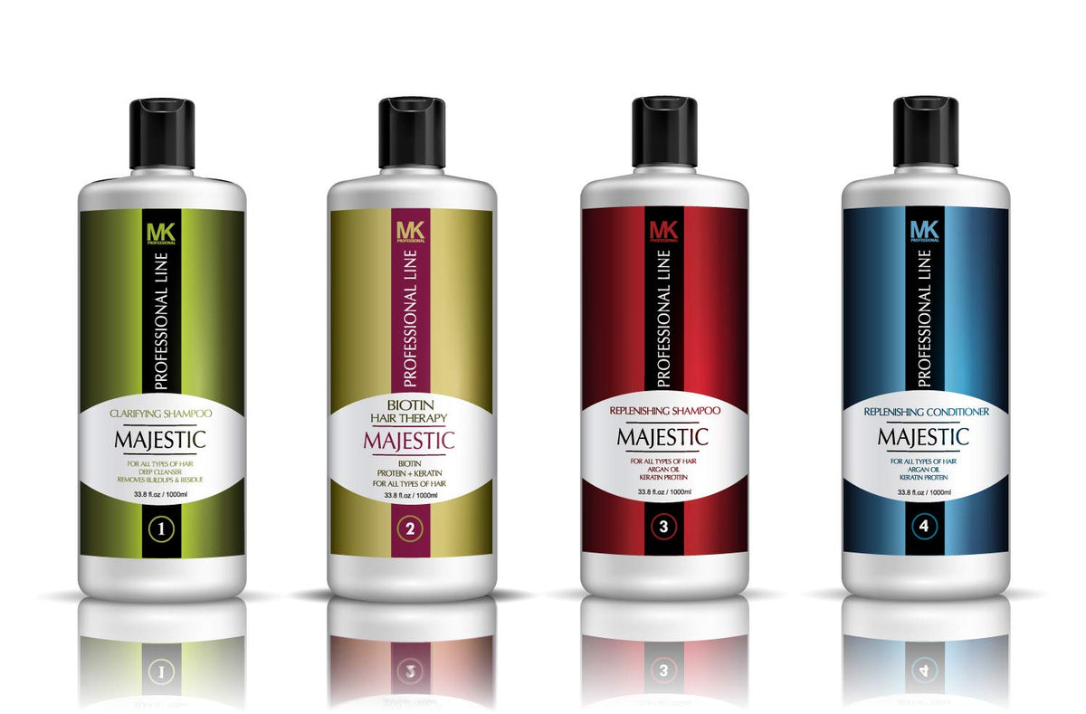 Majestic Biotin Hair Therapy 1000ml(33.8 OZ) Complete Kit