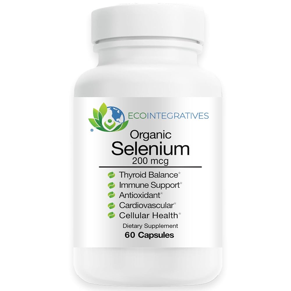 EcoIntegratives Organic Selenium 200 mcg - 60 Capsules