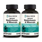 DAIKEN Mini Multivitamin for Women & Men, Time Released, 60 Tablets