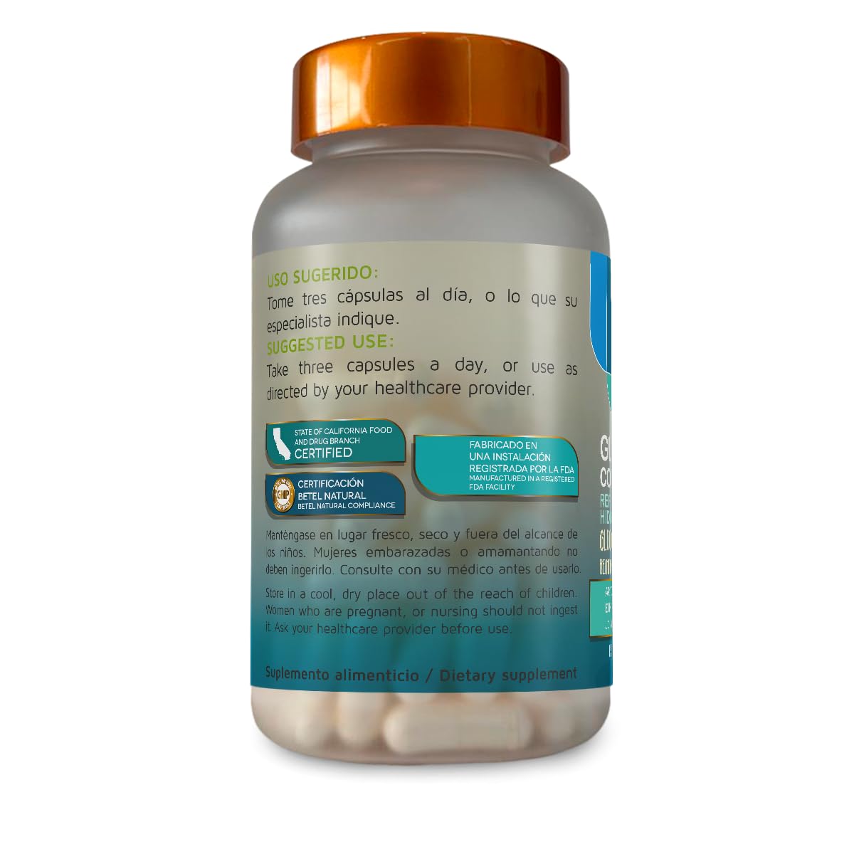 Betel Natural Glucosamine Collagen MSM Joint Support - 90 Capsules - image 3