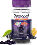 Sambucol Black Elderberry Gummies for Kids, Low Sugar - 30 Count