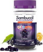 Sambucol Black Elderberry Gummies for Kids, Low Sugar - 30 Count