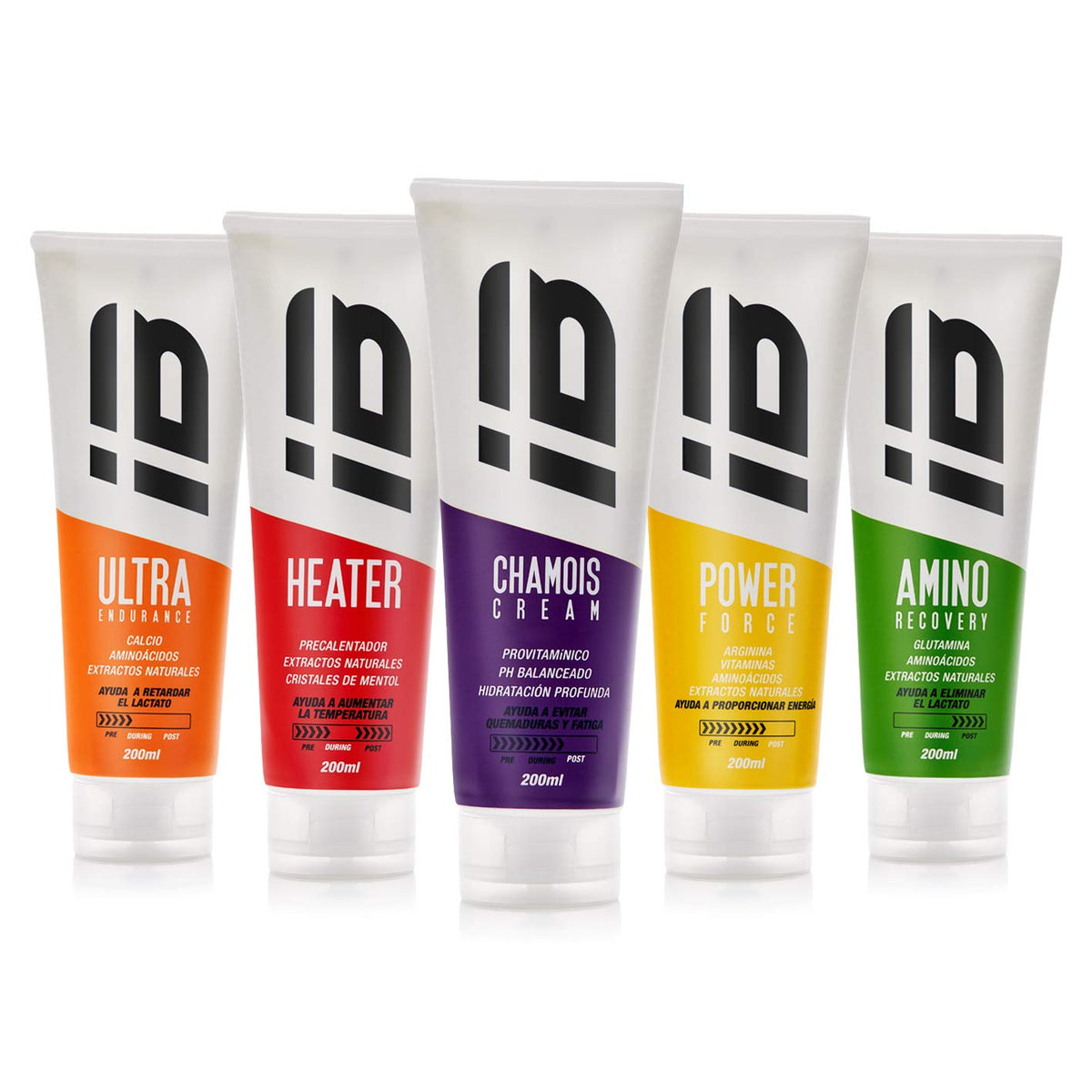 IB Performance KIT 5 INBIKE Creams for Pre & Post-Workout - 5 Count