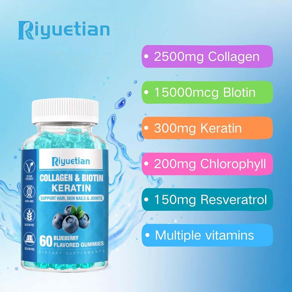 Riyuetian Biotin Gummies