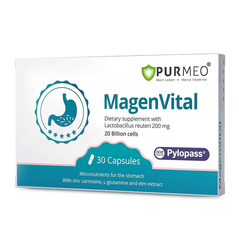 purmeo 5 in 1 High Potency H. Pylori Probiotic - Clinically Studied