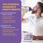 Jinfiniti Creatine Monohydrate + ATP Powder - 30 Servings - image 5