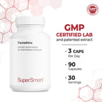 Supersmart Pantesin Pantethine 600 mg Vitamin B5 - 90 Vegetarian Capsules - image 5