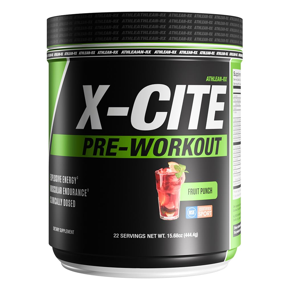 ATHLEAN-RX X-CITE Pre-Workout by ATHLEAN-X - Enhanced Formula