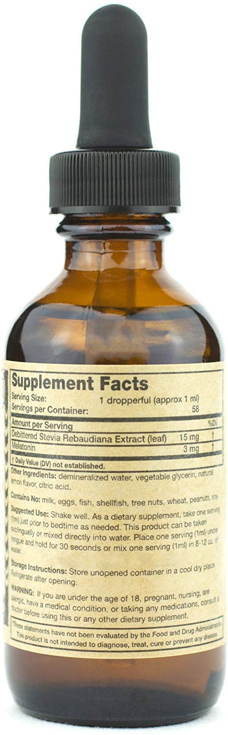 Svasthya Liquid Melatonin Sleep Support Alcohol Free - 3 Pack - image 3