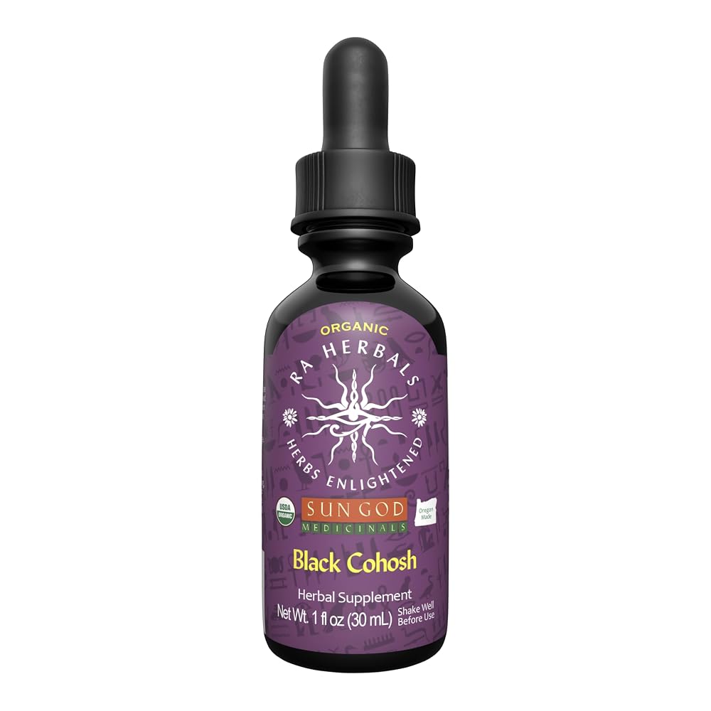 Sun God Medicinals Ra Herbals Organic Black Cohosh Liquid Extract - 1 fl oz