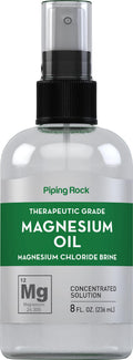 Piping Rock Pure Magnesium Oil Spray Magnesium Chloride - 8 Fl Oz