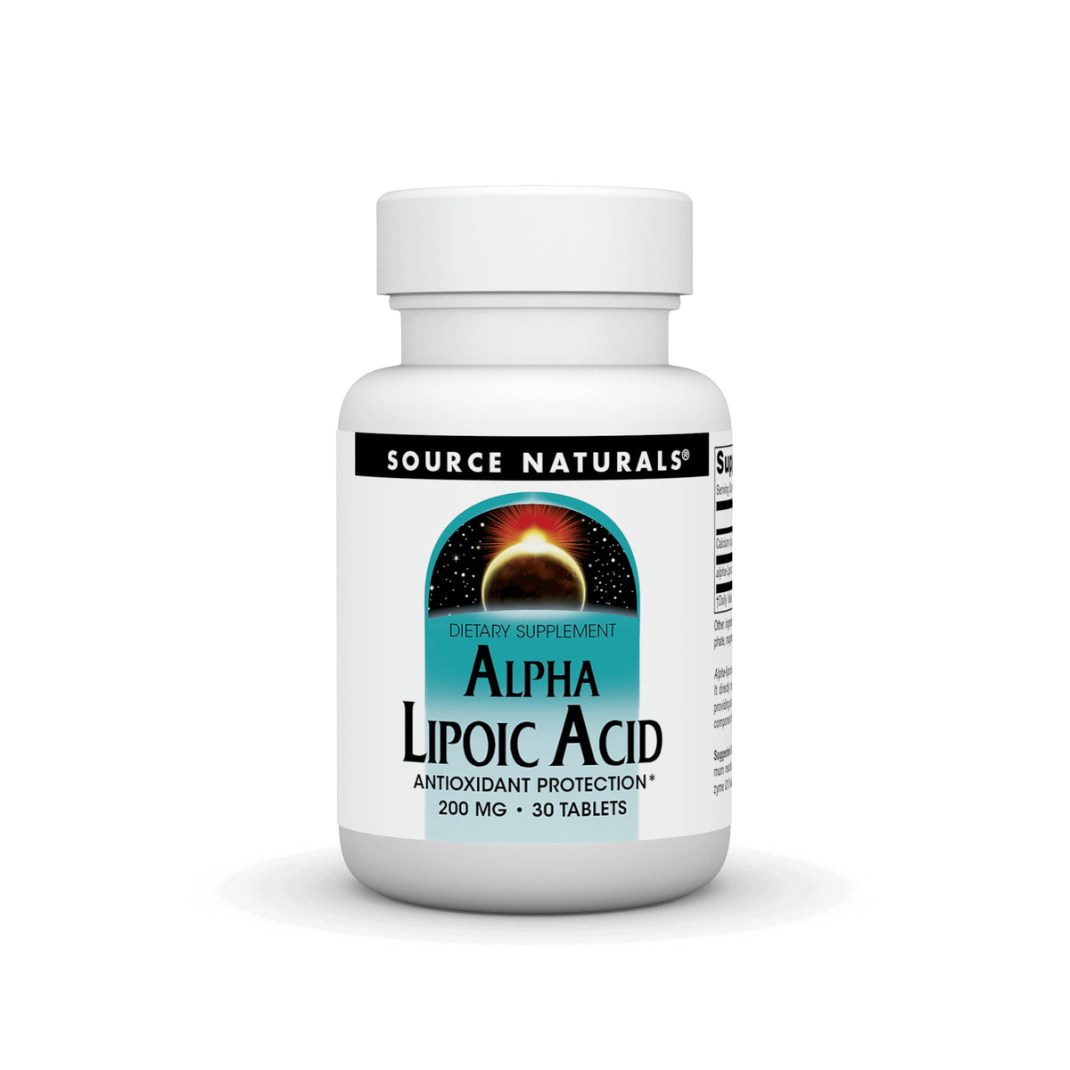 Source Naturals Alpha Lipoic Acid 200 mg - 30 Tablets