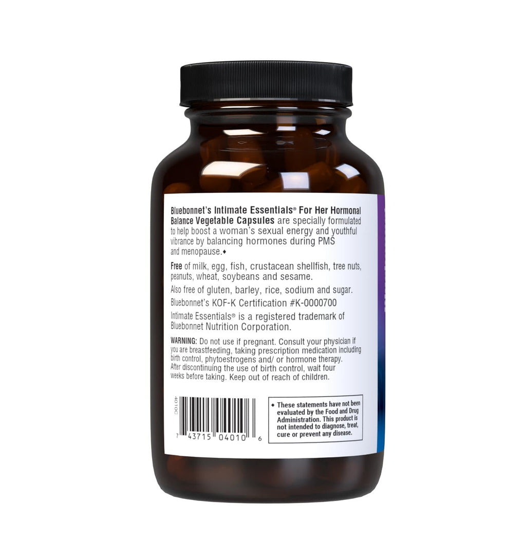 Bluebonnet Nutrition Intimate Essentials for Her Hormonal Balance - 90 Capsules - image 8