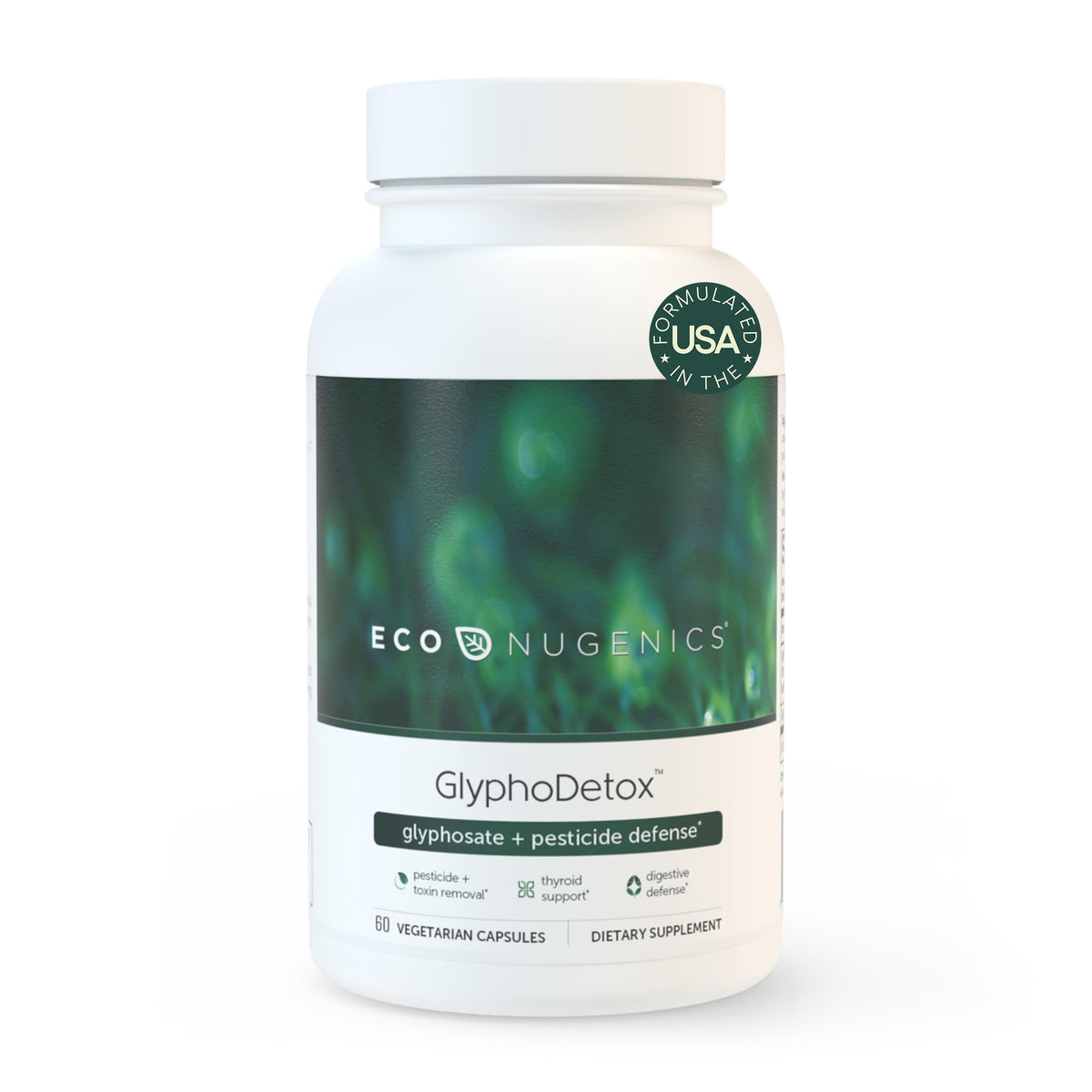 EcoNugenics GlyphoDetox Supplement - 60 Capsules