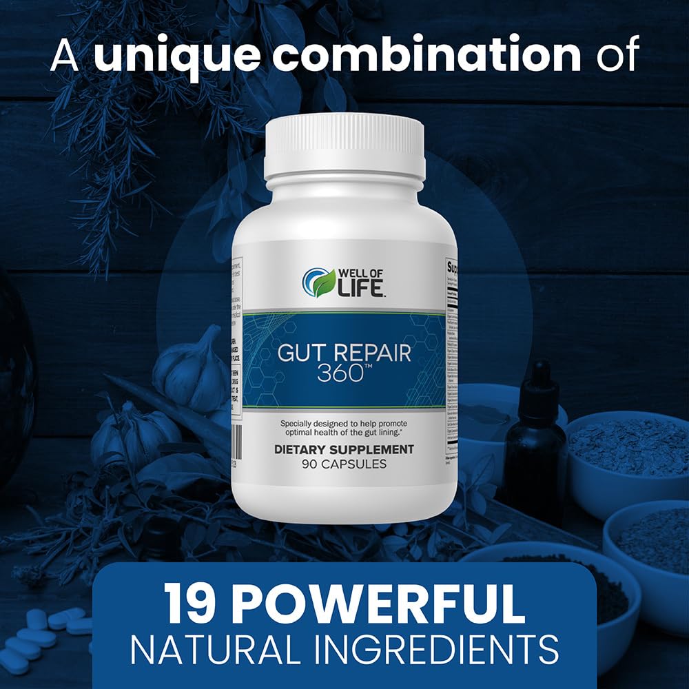 Well of Life Gut Repair Supplement Digestive Health - 90 Vegan Capsules - image 4