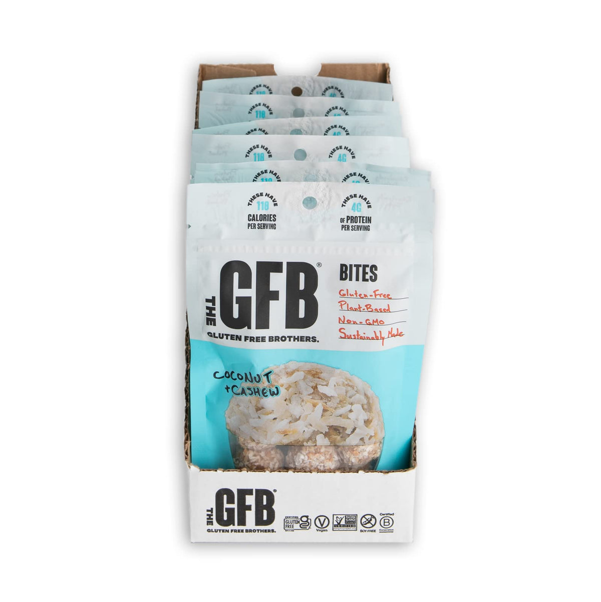 The GFB Gluten Free Protein Bites Coconut Cashew Crunch - 24 oz - image 4