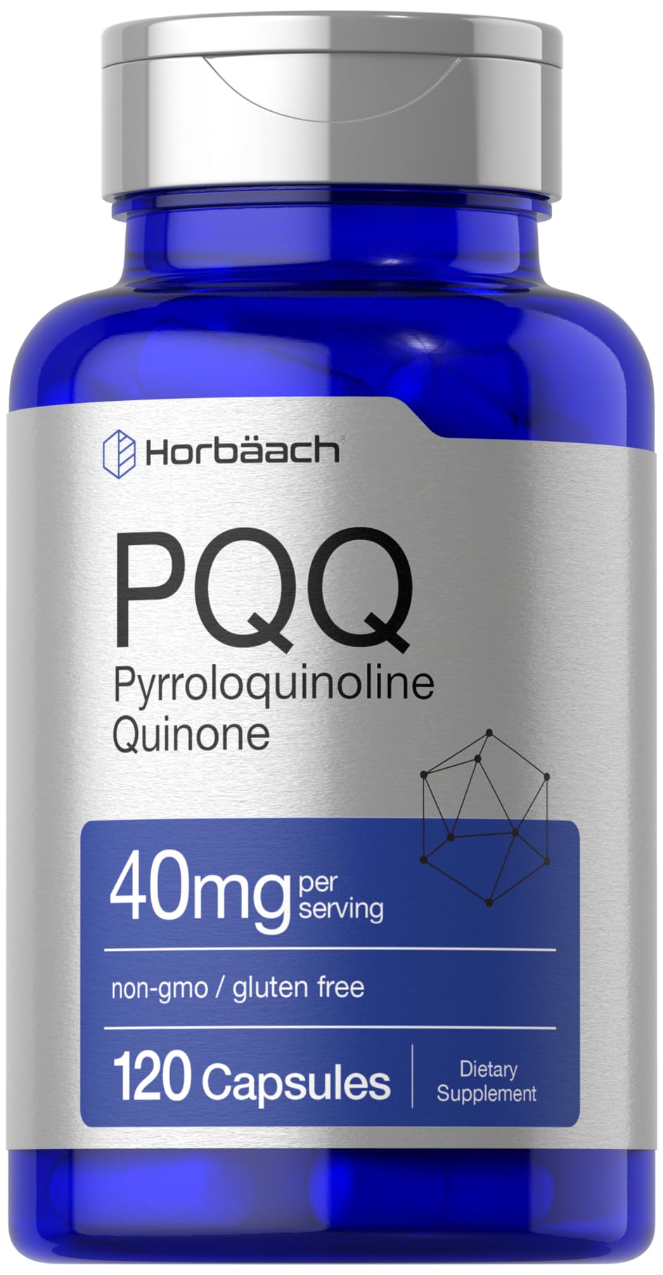 Horbäach PQQ Supplement 40 mg - 120 Capsules