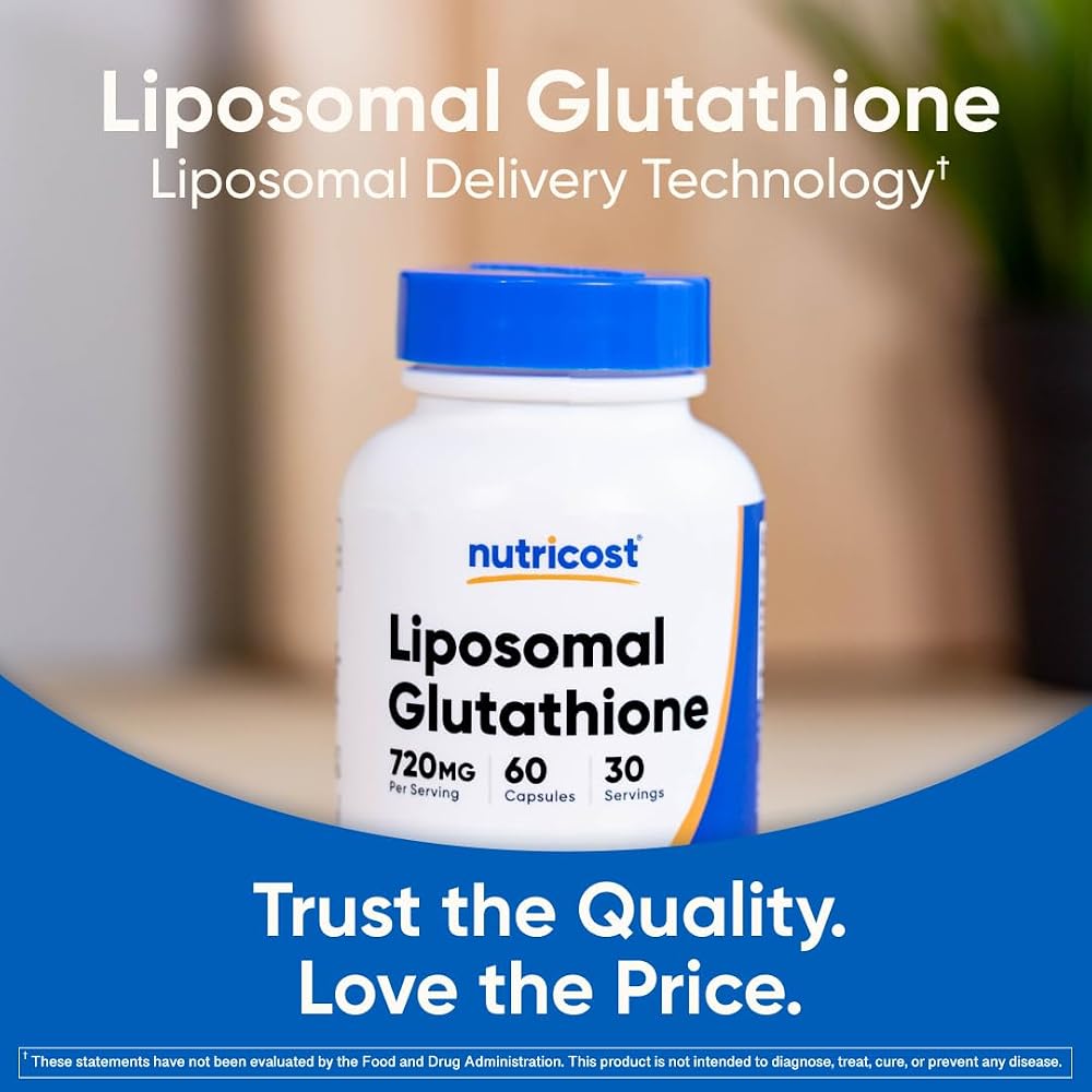 Nutricost Liposomal Glutathione Supplement - 60 Capsules - image 5