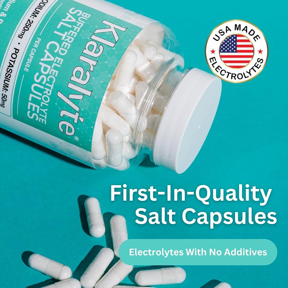 Klaralyte Buffered Electrolyte Salt Capsules - 300 Vegetarian Capsules - image 5