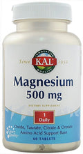 KAL Once Daily Magne 500 mg - 60 Tablets