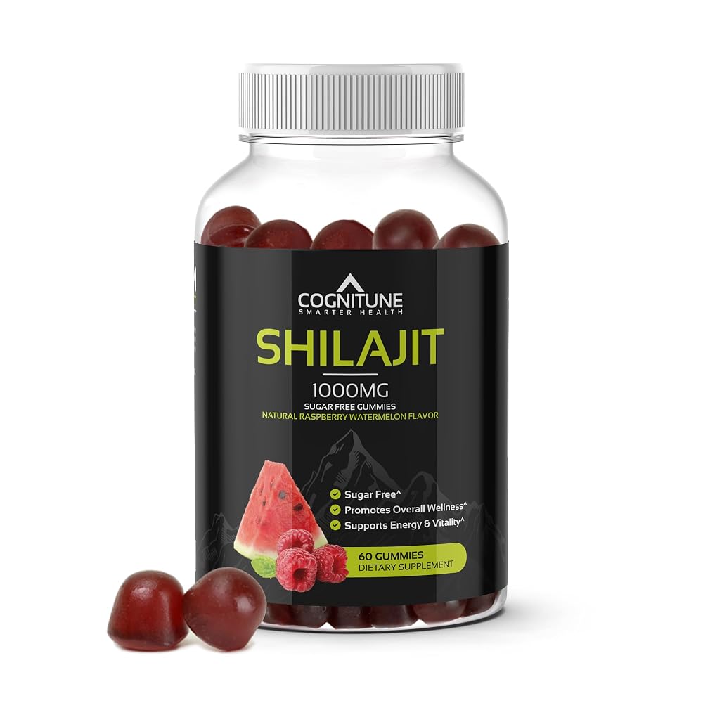 CogniTune Pure Himalayan Shilajit Gummies - 60 Count