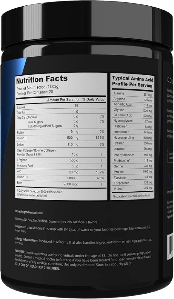 Vyotech Grass-Fed Collagen Peptides Type I & III - 20 Servings - image 3